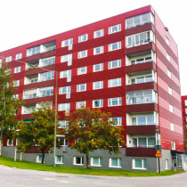 FSN genomförde fönsterbyte åt Akelius Fastigheter i kvarteret Hägern, Luleå